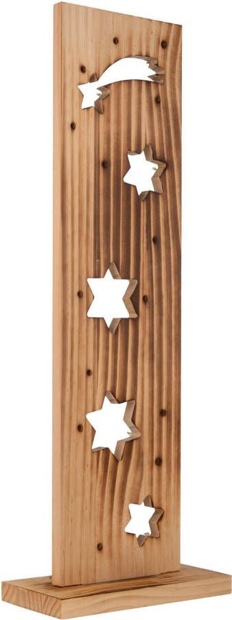Näve Decoratief ledobject Sterne Weihnachtsdeko aus Holz (1 stuk) - Foto 4