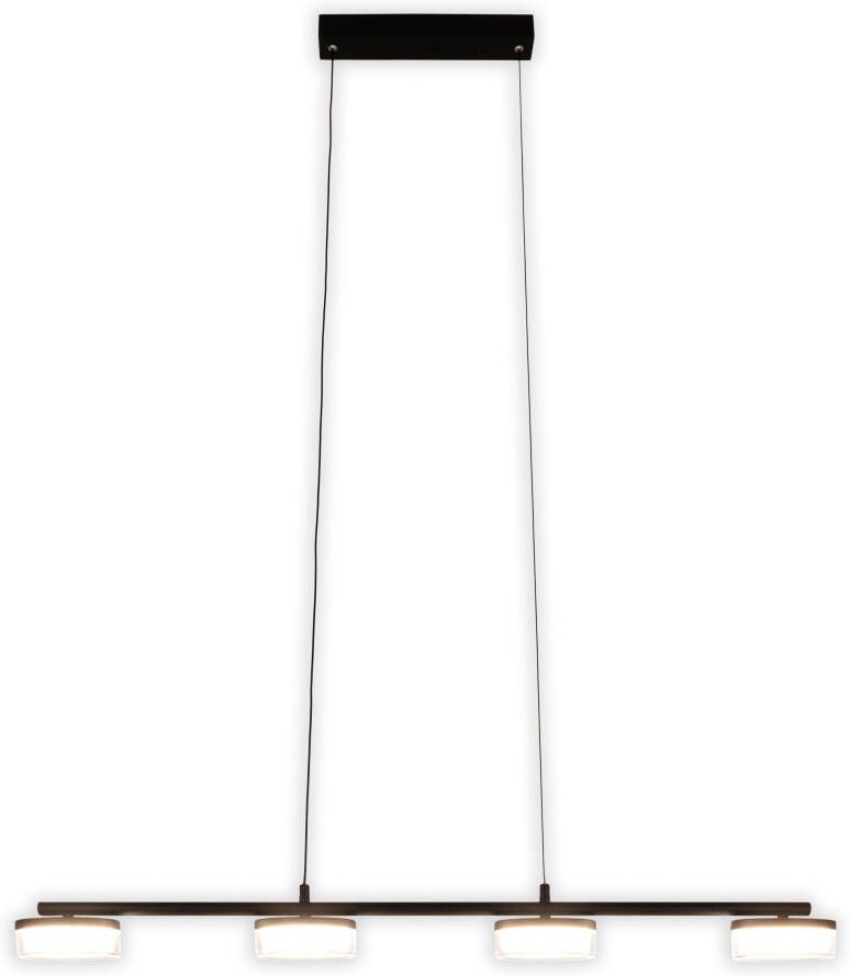 Näve Led-hanglamp Cimo traploos dimbaar via wandschakelaar lichtkleur warmwit zwart (1 stuk) - Foto 4