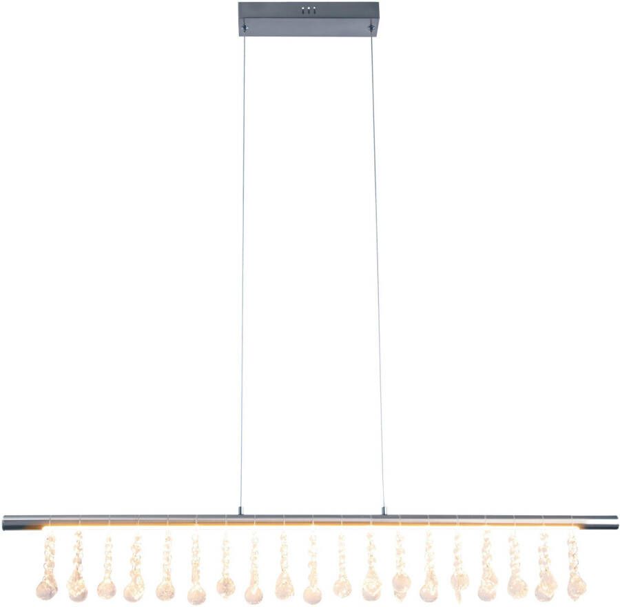 Näve Led-hanglamp Nobilis Hanglamp dimbaar warmwit L: 100 cm satin-nikkel (1 stuk) - Foto 2