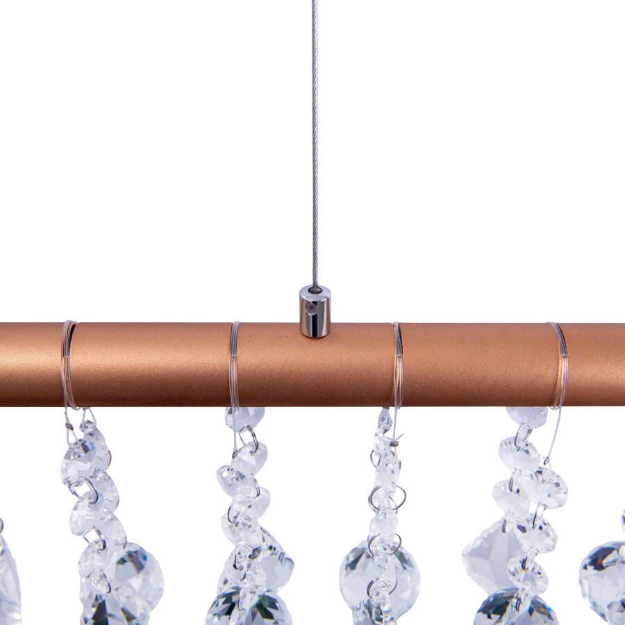 Näve Led-hanglamp Nobilis Hanglamp dimbaar warmwit L: 100 cm goudkleur (1 stuk)