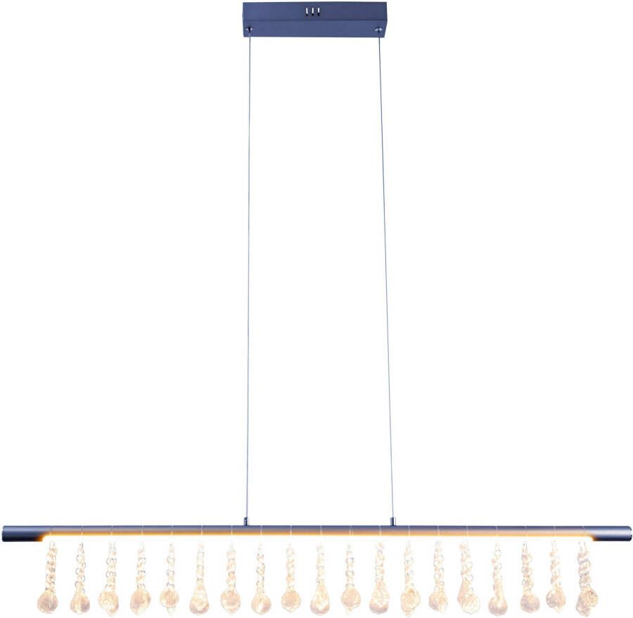 Näve Led-hanglamp Nobilis Hanglamp dimbaar warmwit L: 100 cm grijs (1 stuk) - Foto 3