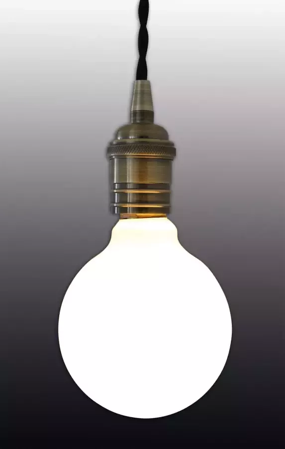 Näve Led-hanglamp Regia E27 max. 40 W metaal textiel kleur: messing d: 10 cm h: 154 6 cm - Foto 3