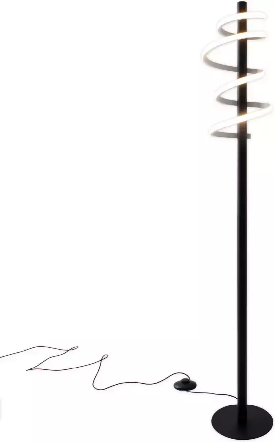 Näve Staande ledlamp Belleza in 3 standen dimbaar met een touch-schakelaar efficiëntieklasse: e zwart (1 stuk) - Foto 2