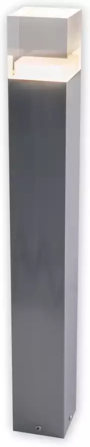 Näve Staande ledlamp voor buiten Leah Roestvrij staal kunststof in blank metaal opaal incl. 15x led warmwit IP44 (1 stuk) - Foto 3
