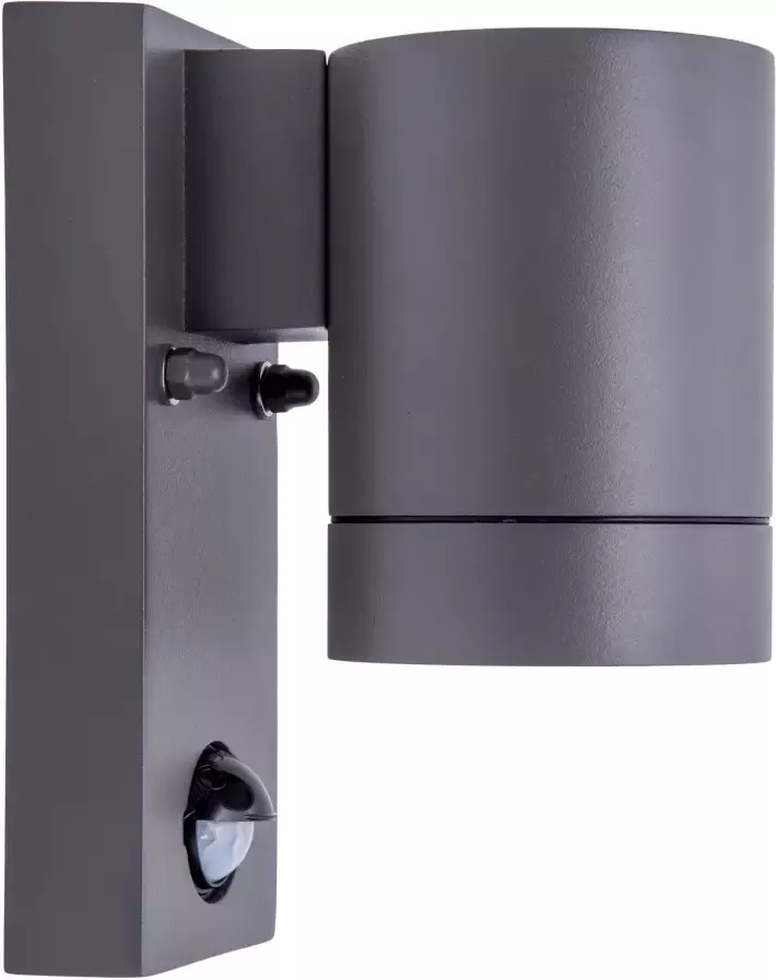 Näve Wandlamp voor buiten Rombe met bewegingsmelder + schemersensor 1xgu10 aluminium antraciet (1 stuk) - Foto 2