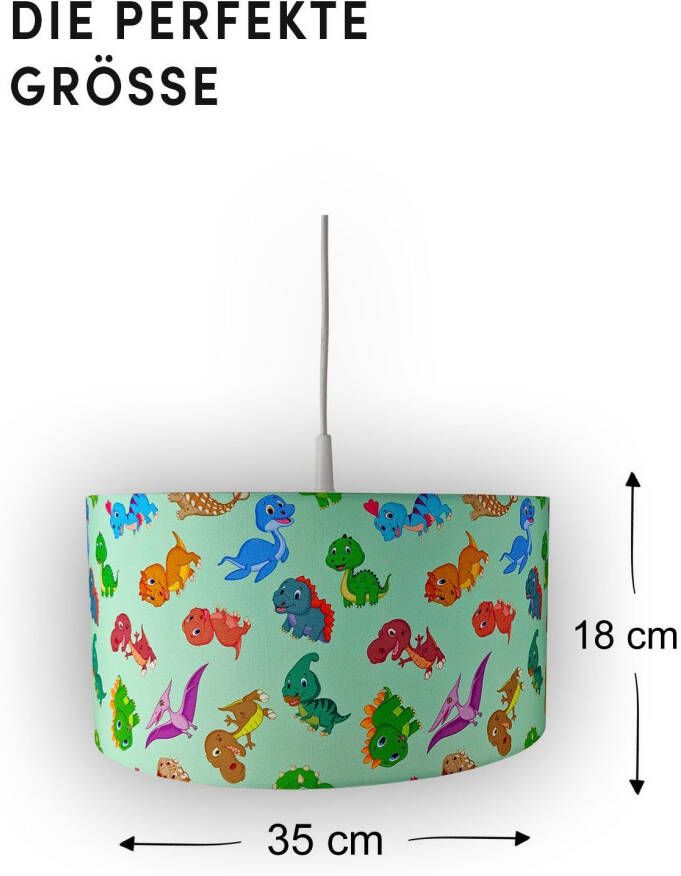 Niermann Hanglamp Stoffen hanglamp dino's (1 stuk) - Foto 5