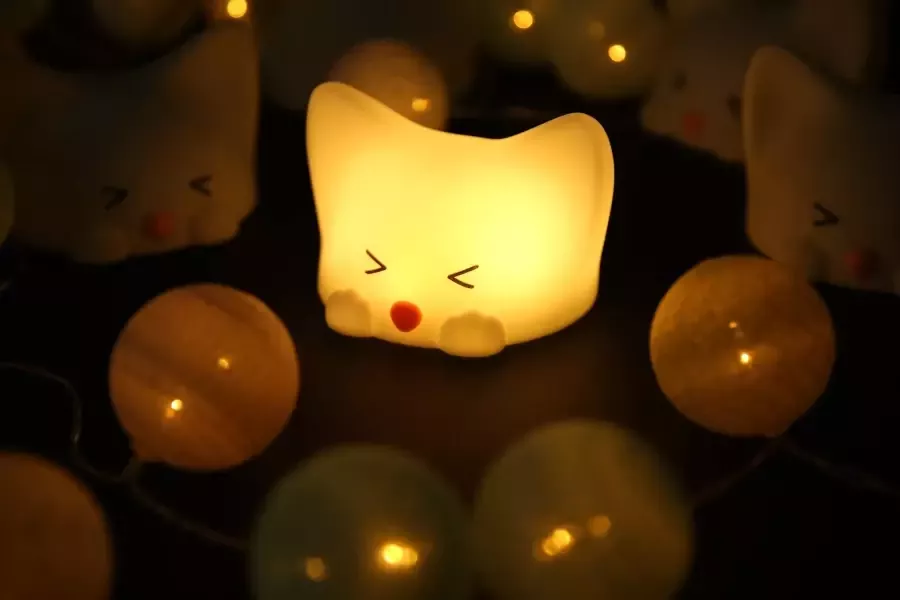 Niermann Led-nachtlampje Catty Cat Nachtlicht Catty CAT (1 stuk) - Foto 3