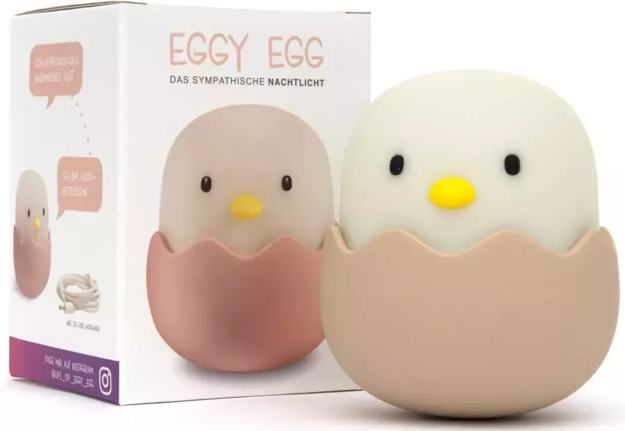 Niermann Led-nachtlampje Eggy Egg Nachtlicht Eggy Egg (1 stuk) - Foto 2