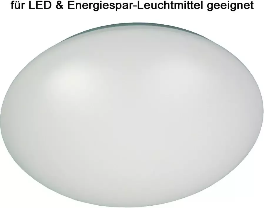 Niermann Plafondlamp Deckenschale Plafonnière kunststof opaal wit 36 cm (1 stuk) - Foto 2