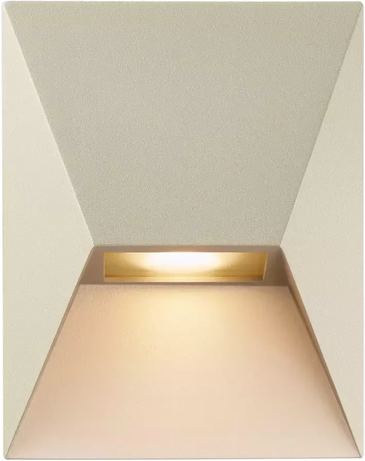 Nordlux Wandlamp voor buiten Pontio Architectonisch ontwerp parallelschakeling mogelijk elegante compacte afm. (1 stuk)