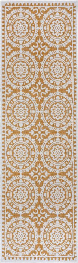 NORTHRUGS Binnen en Buiten Loper Opulence Beige Wit - Foto 5