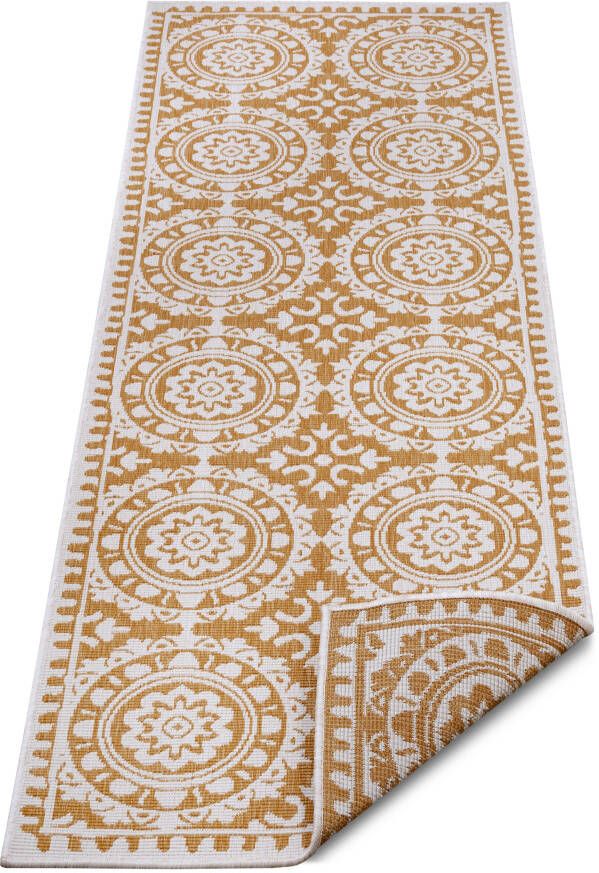 NORTHRUGS Binnen en Buiten Loper Opulence Beige Wit - Foto 4