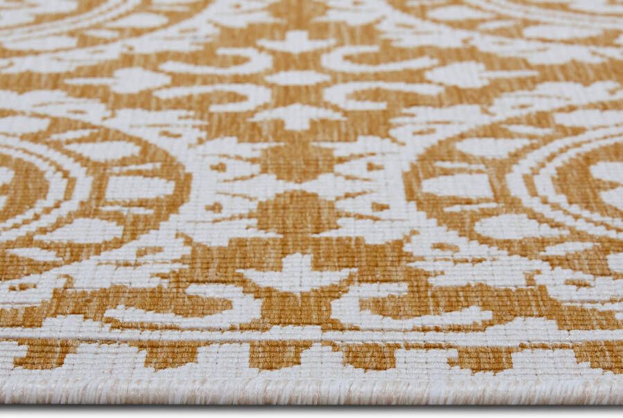 NORTHRUGS Binnen en Buiten Loper Opulence Beige Wit - Foto 3