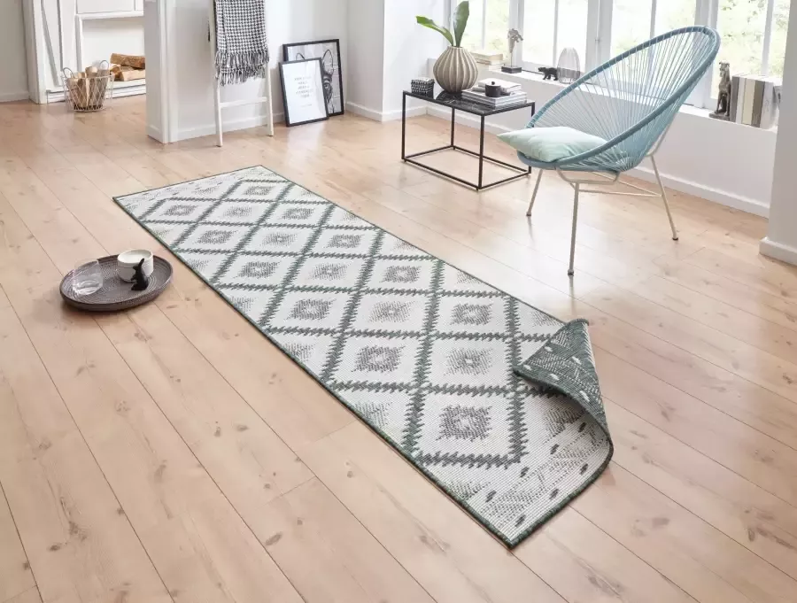 NORTHRUGS Vloerkleed Malibu Geschikt voor binnen en buiten weerbestendig balkon tuin woonkamer waterbestendig - Foto 5