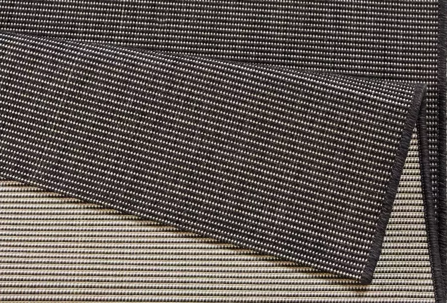 Northrugs Binnen & buiten vloerkleed effen Match zwart 120x170 cm - Foto 5