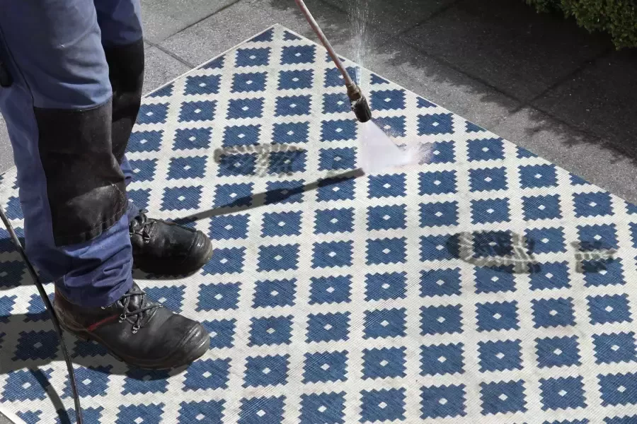 NORTHRUGS Vloerkleed Nizza Geschikt voor binnen en buiten weerbestendig balkon tuin woonkamer waterbestendig - Foto 10