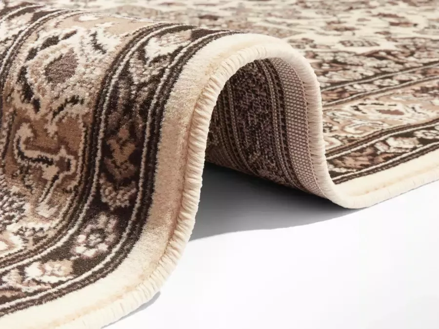 Nouristan Perzisch tapijt Parun Täbriz beige 80x250 cm