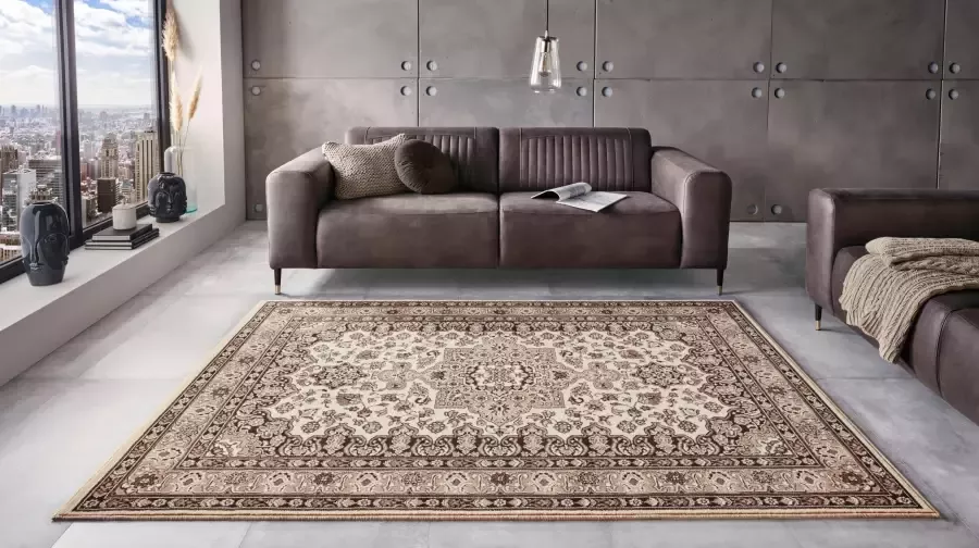 Nouristan Perzisch tapijt Parun Täbriz grijs 80x250 cm - Foto 3