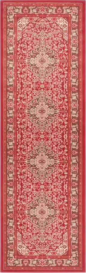 Nouristan Perzische loper Mirkan Skazar Oriental Rood 80x250cm - Foto 3