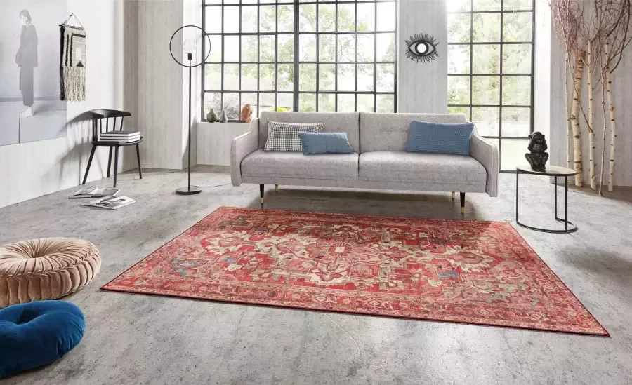 HANSE Home Vloerkleed Leta Oosters loper kortpolig woonkamer slaapkamer eetkamer - Foto 5