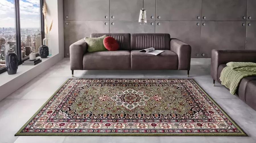 Nouristan Perzisch tapijt Parun Täbriz grijs rood 120x170 cm - Foto 4