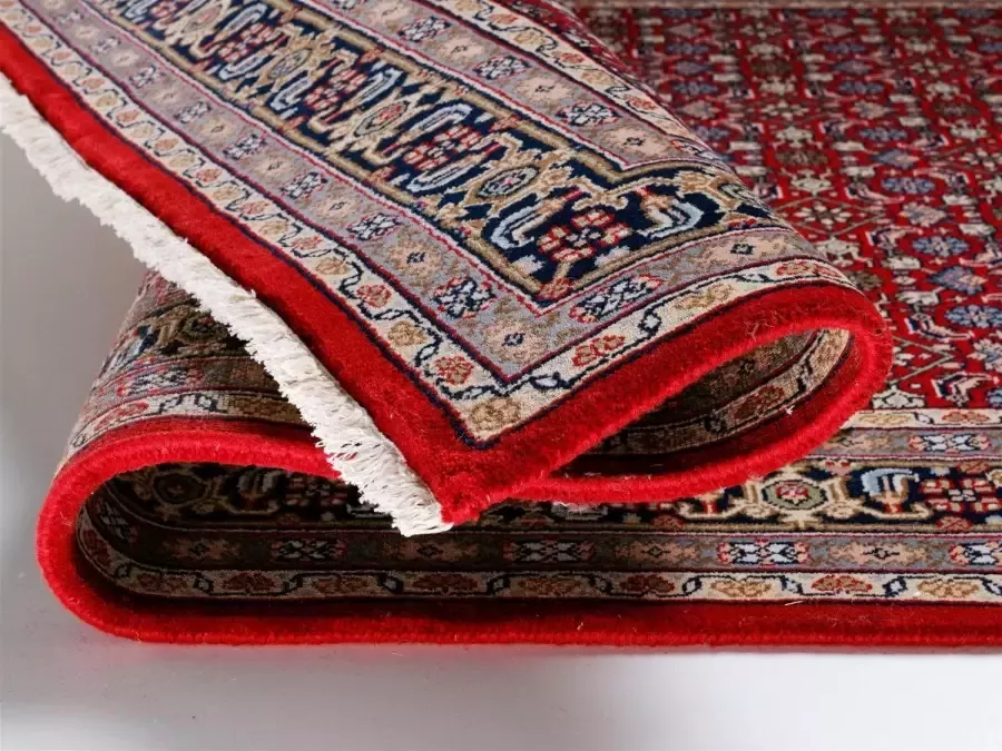 OCI DIE TEPPICHMARKE Oosters tapijt Himla Herati zuivere wol hoogwaardig met de hand geknoopt met franje warm omgevingsklimaat