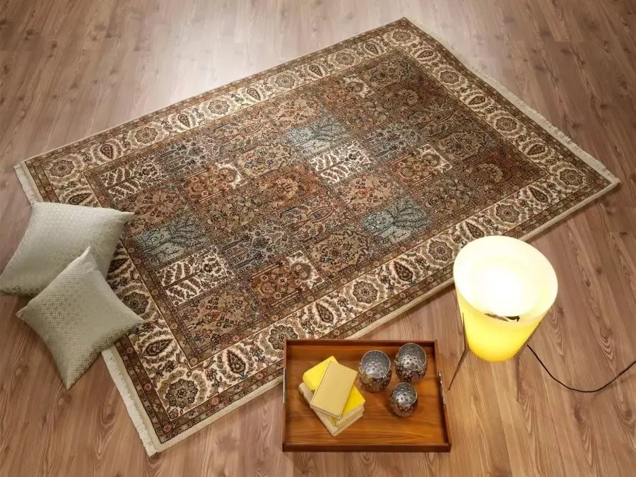 OCI DIE TEPPICHMARKE Oosters tapijt Sarang Bakhtyari zuivere wol hoogwaardig met de hand geknoopt met franje woonkamer - Foto 3