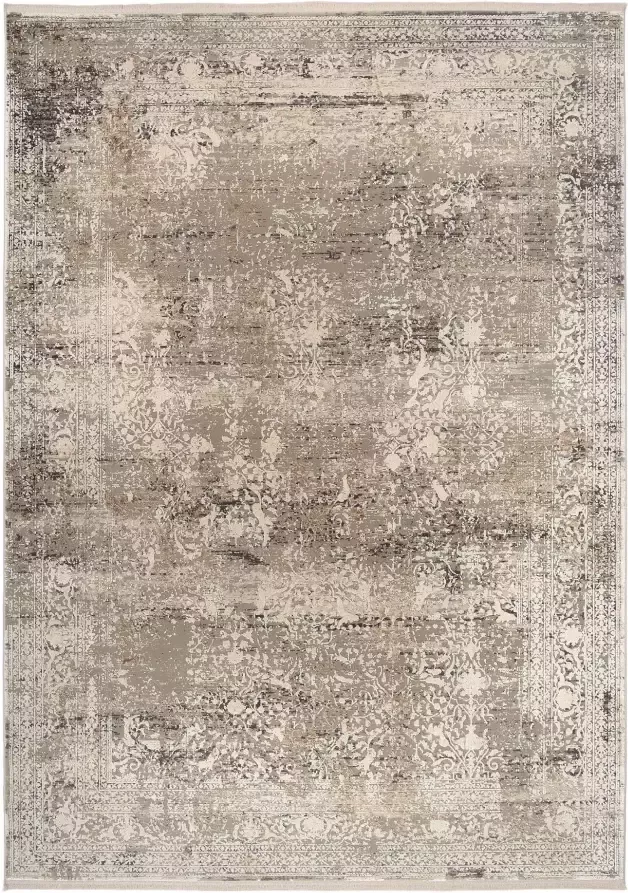 OCI DIE TEPPICHMARKE Vloerkleed BESTSELLER CAVA Glans viscose met franje reliëfstructuur vintage woonkamer - Foto 6