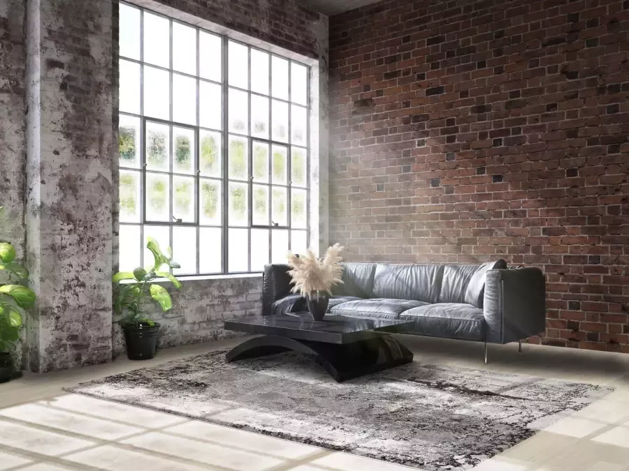 OCI DIE TEPPICHMARKE Vloerkleed Juwel Liray Korte pool woonkamer marmer look reliëfeffect - Foto 2