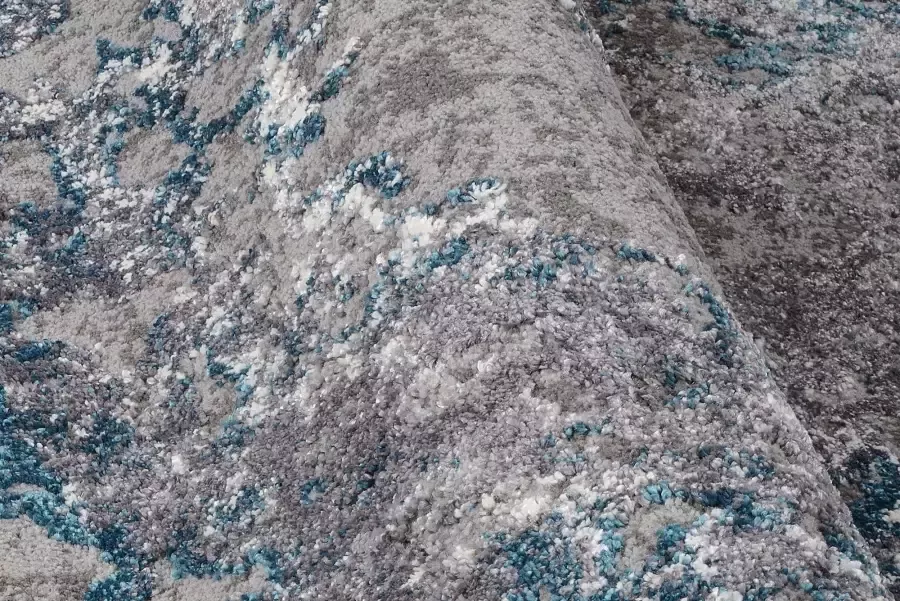 OCI DIE TEPPICHMARKE Vloerkleed Juwel Liray Korte pool woonkamer marmer look reliëfeffect - Foto 4