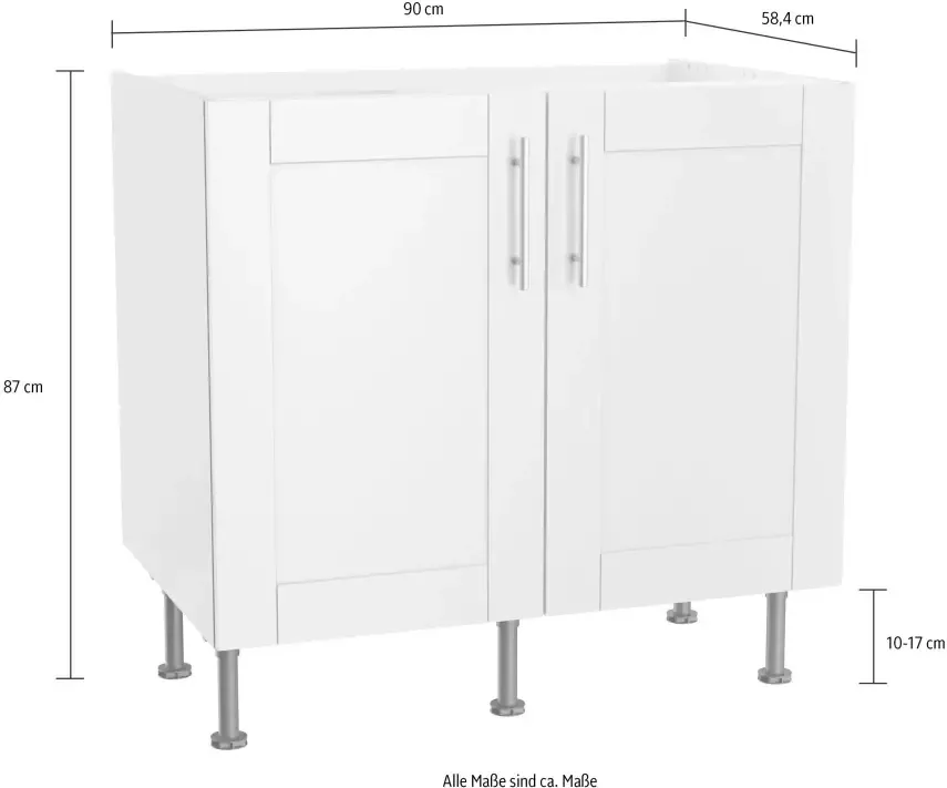 OPTIFIT Gootsteenkast Ahus Breedte 90-130 cm - Foto 3