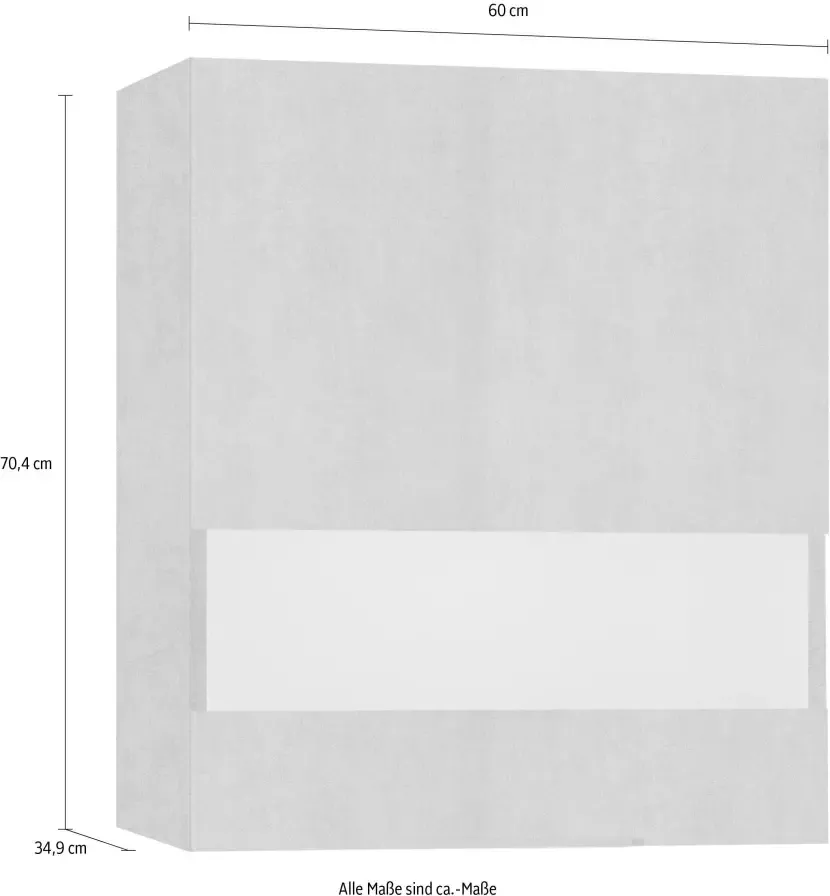 OPTIFIT Hangend kastje met glasdeur Tara breedte 60 cm - Foto 1