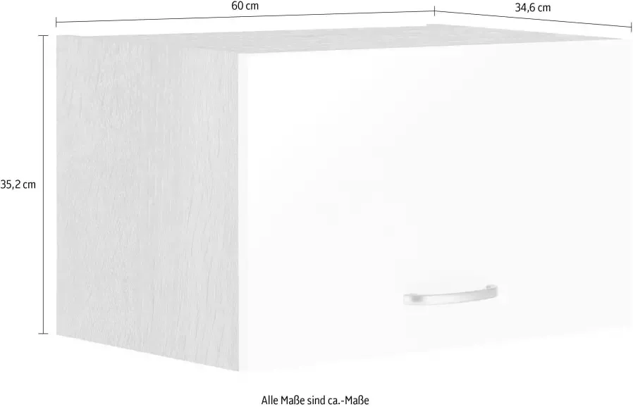 OPTIFIT Hangend kastje met klep Parare Breedte 60 cm - Foto 1