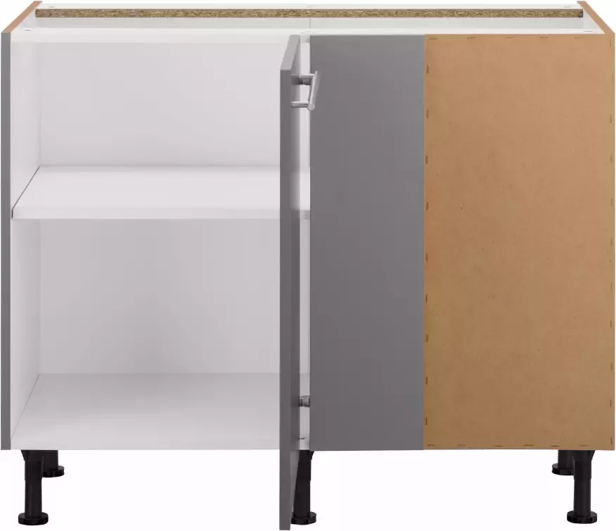 OPTIFIT Hoekonderkast Bern 100 cm breed met 1 deur met in hoogte verstelbare poten met metalen greep - Foto 1