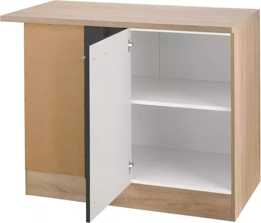 OPTIFIT Hoekonderkast Kalmar ontwerpafmeting 110 x 60 cm