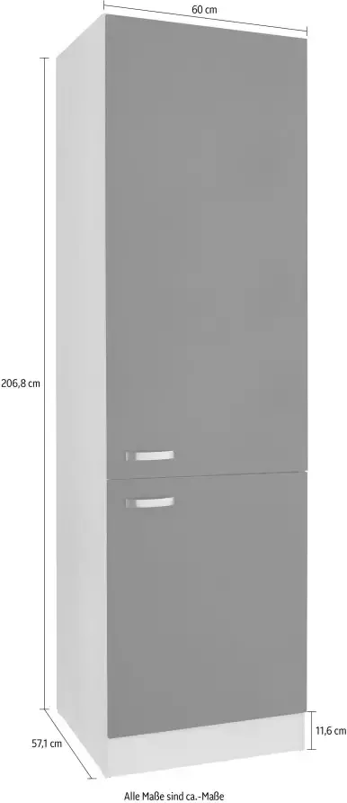 OPTIFIT Hoge kast Faro met metalen handgrepen breedte 60 cm - Foto 4