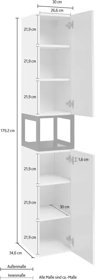 OPTIFIT Hoge kast Yukon - Foto 2