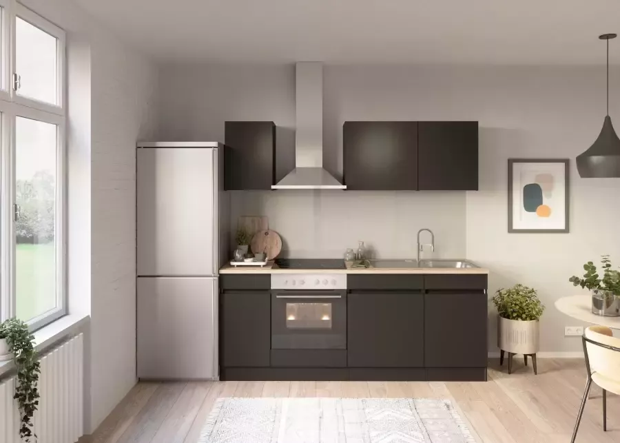 OPTIFIT Keuken Safeli Breedte 210 cm naar keuze met of zonder Hanseatic elektrische apparaten - Foto 4