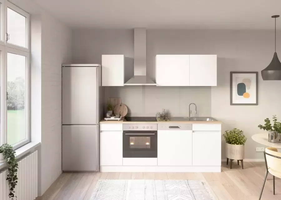 OPTIFIT Keuken Safeli Breedte 210 cm naar keuze met of zonder Hanseatic elektrische apparaten - Foto 4