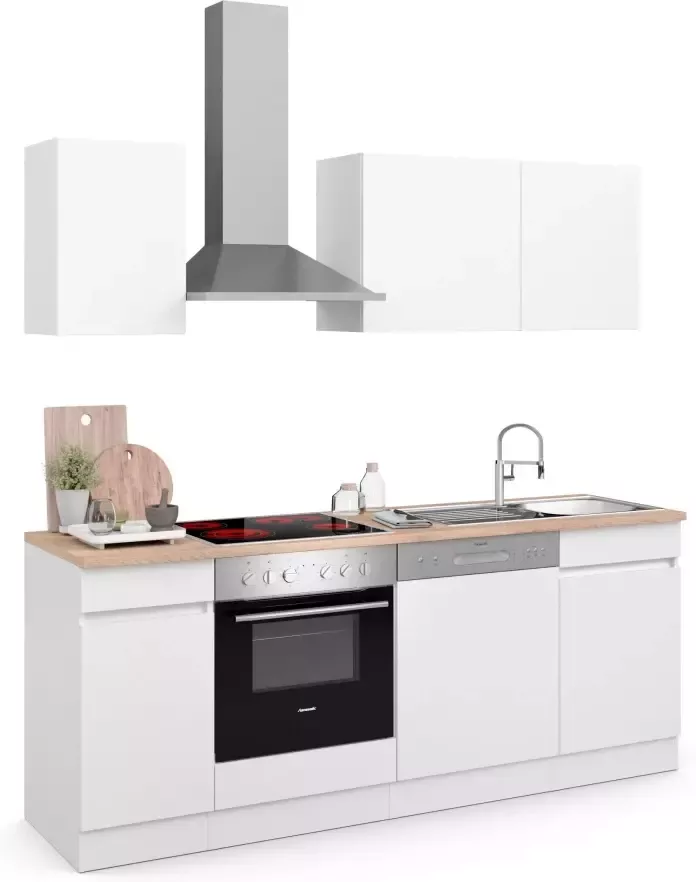OPTIFIT Keuken Safeli Breedte 210 cm naar keuze met of zonder Hanseatic elektrische apparaten - Foto 3