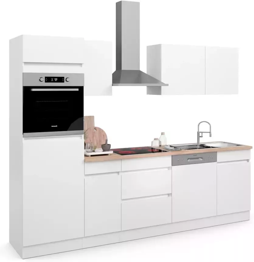 OPTIFIT Keuken Safeli Breedte 270 cm naar keuze met of zonder Hanseatic elektrische apparaten