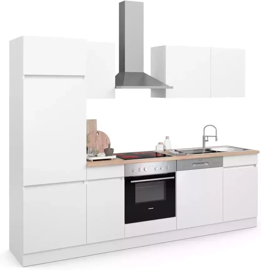 OPTIFIT Keuken Safeli Breedte 270 cm naar keuze met of zonder Hanseatic elektrische apparaten