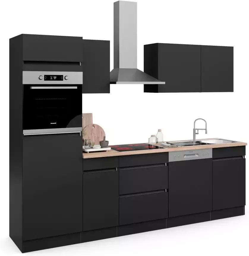 OPTIFIT Keuken Safeli Breedte 270 cm naar keuze met of zonder Hanseatic elektrische apparaten