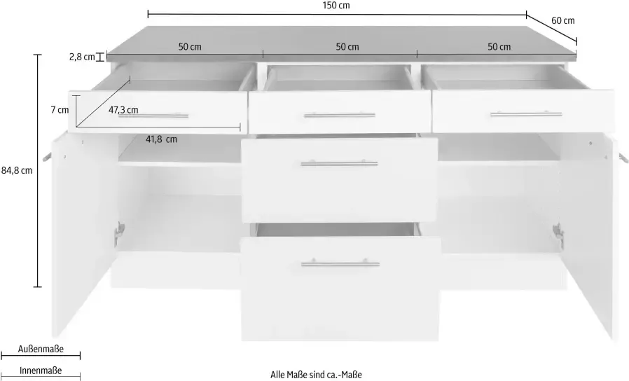 OPTIFIT Onderkast Tula breedte 150 cm - Foto 1