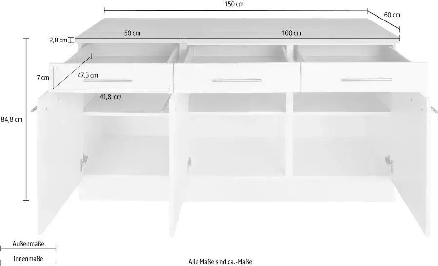 OPTIFIT Onderkast Tula breedte 150 cm - Foto 1