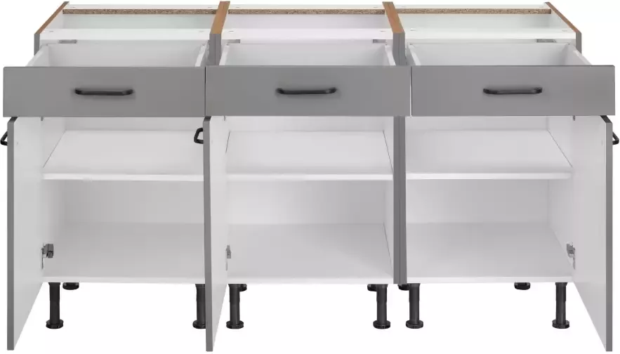 OPTIFIT Onderkast Elga met soft-close functie in hoogte verstelbare poten breedte 50 cm - Foto 4