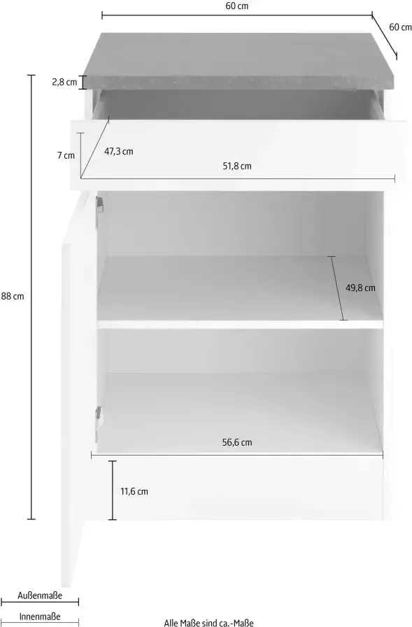 OPTIFIT Onderkast Roth Breedte 60 cm - Foto 3