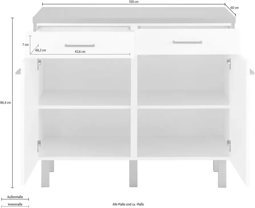 OPTIFIT Onderkast Tapa Breedte 100 cm - Foto 2