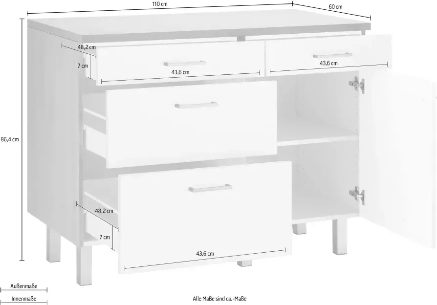 OPTIFIT Onderkast Tapa Breedte 110 cm - Foto 2