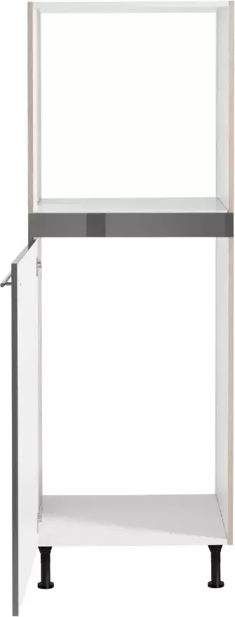 OPTIFIT Oven koelkastombouw Bern 60 cm breed 176 cm hoog in hoogte verstelbare stelpootjes met metalen greep - Foto 5